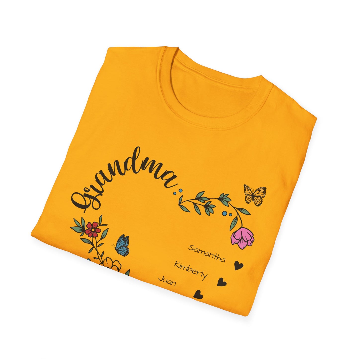 Grandma Hearts Unisex Softstyle T-Shirt