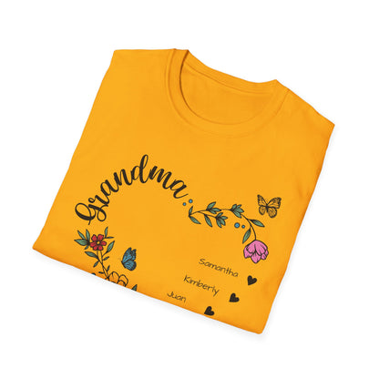 Grandma Hearts Unisex Softstyle T-Shirt