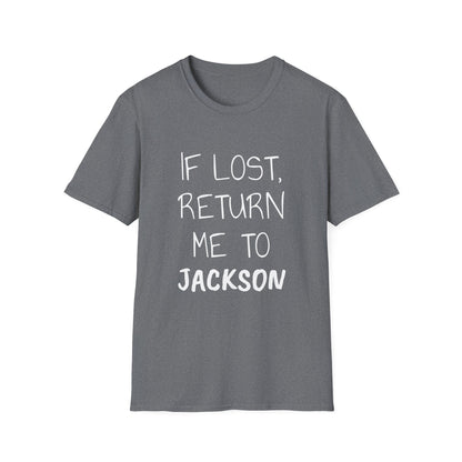 If Lost White Font Unisex Softstyle T-Shirt