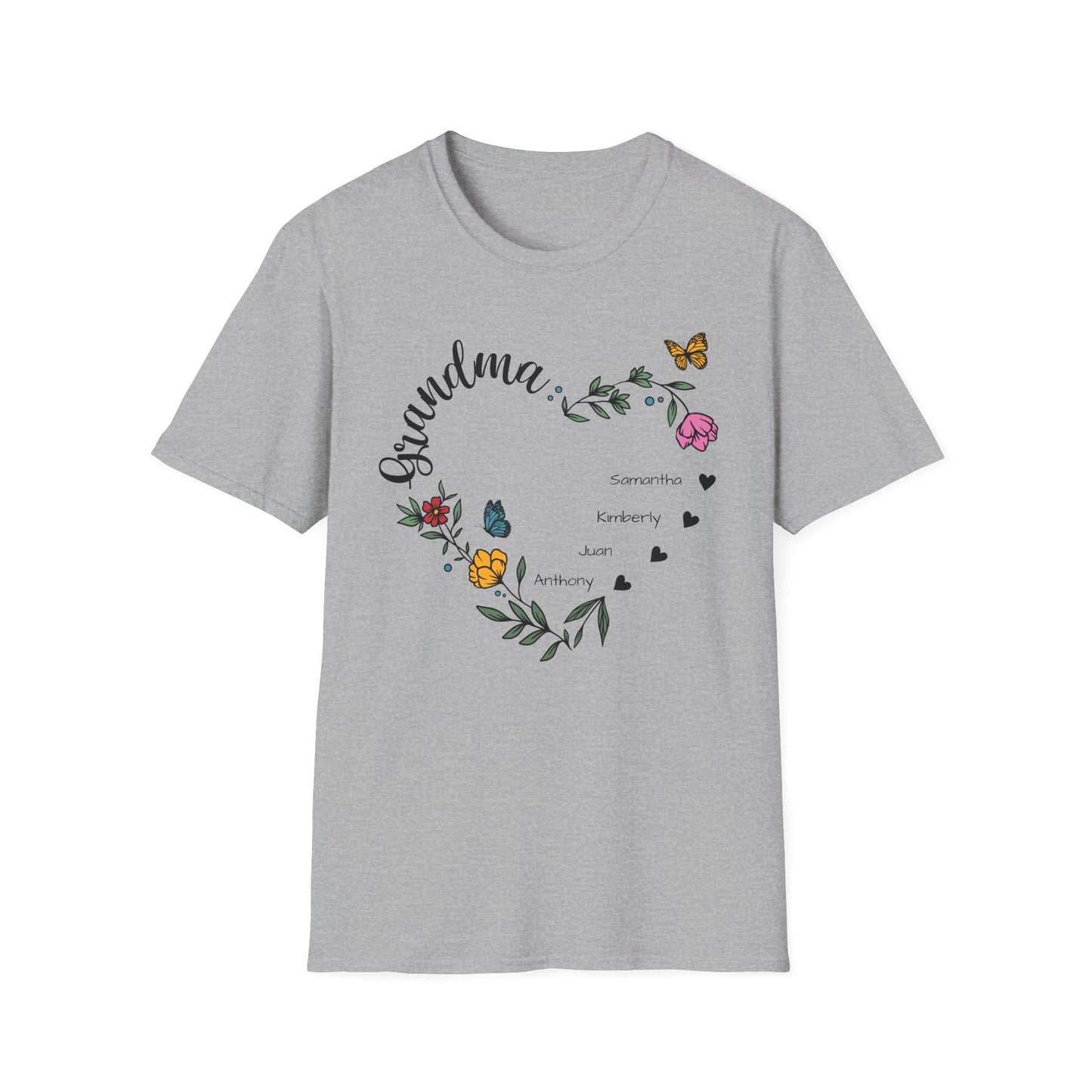 Grandma Hearts Unisex Softstyle T-Shirt