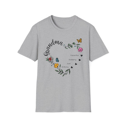 Grandma Hearts Unisex Softstyle T-Shirt