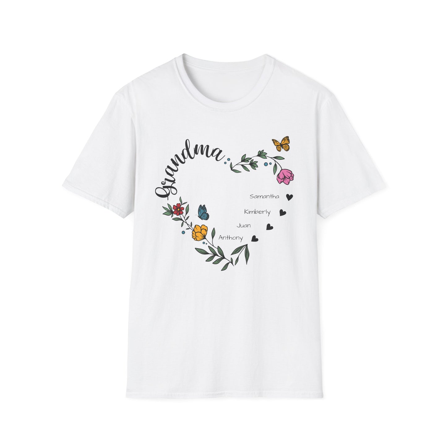 Grandma Hearts Unisex Softstyle T-Shirt