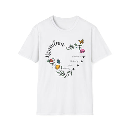 Grandma Hearts Unisex Softstyle T-Shirt