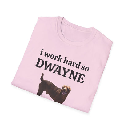 I Work Hard Unisex Softstyle T-Shirt