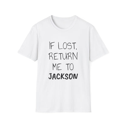 If Lost Black Font Unisex Softstyle T-Shirt