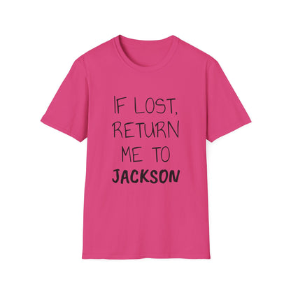 If Lost Black Font Unisex Softstyle T-Shirt