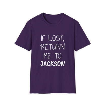 If Lost White Font Unisex Softstyle T-Shirt