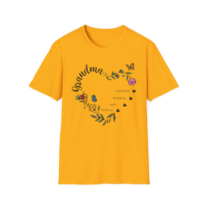 Grandma Hearts Unisex Softstyle T-Shirt