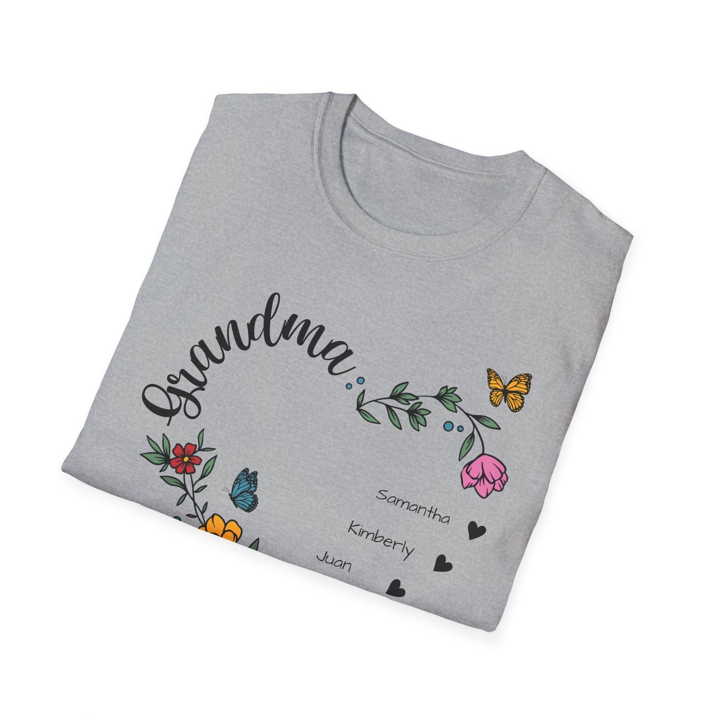 Grandma Hearts Unisex Softstyle T-Shirt