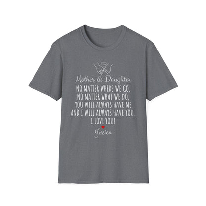Mother & Daughter Unisex Softstyle T-Shirt