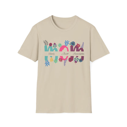 Floral Mom Unisex Softstyle T-Shirt