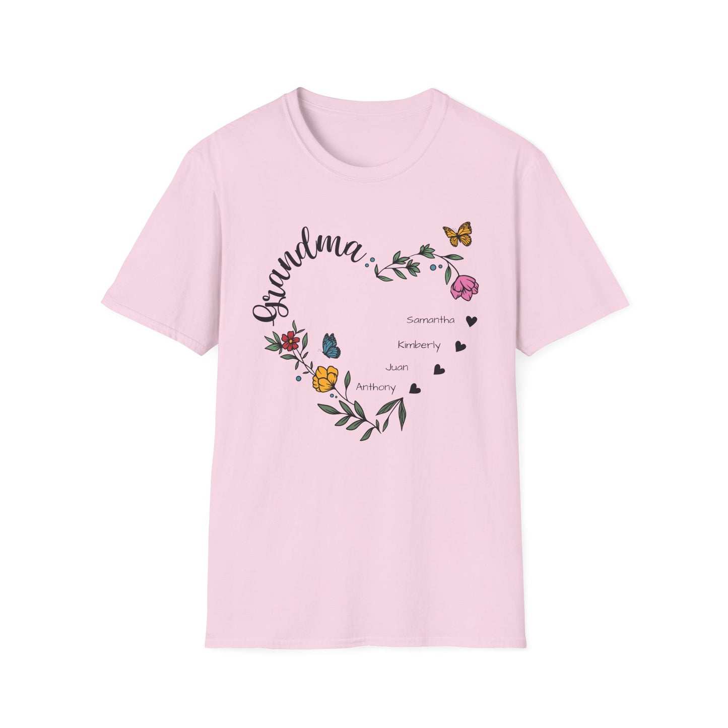 Grandma Hearts Unisex Softstyle T-Shirt