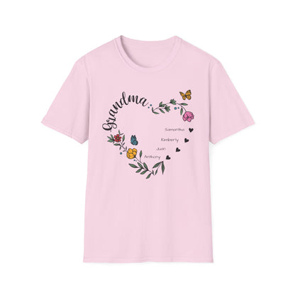 Grandma Hearts Unisex Softstyle T-Shirt