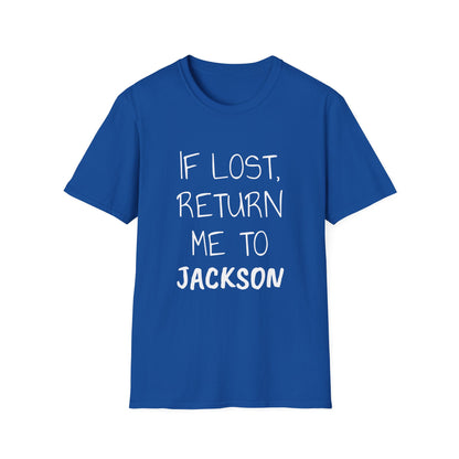 If Lost White Font Unisex Softstyle T-Shirt