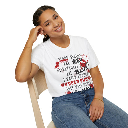 Red Blue Find You Unisex Softstyle T-Shirt