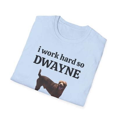 I Work Hard Unisex Softstyle T-Shirt