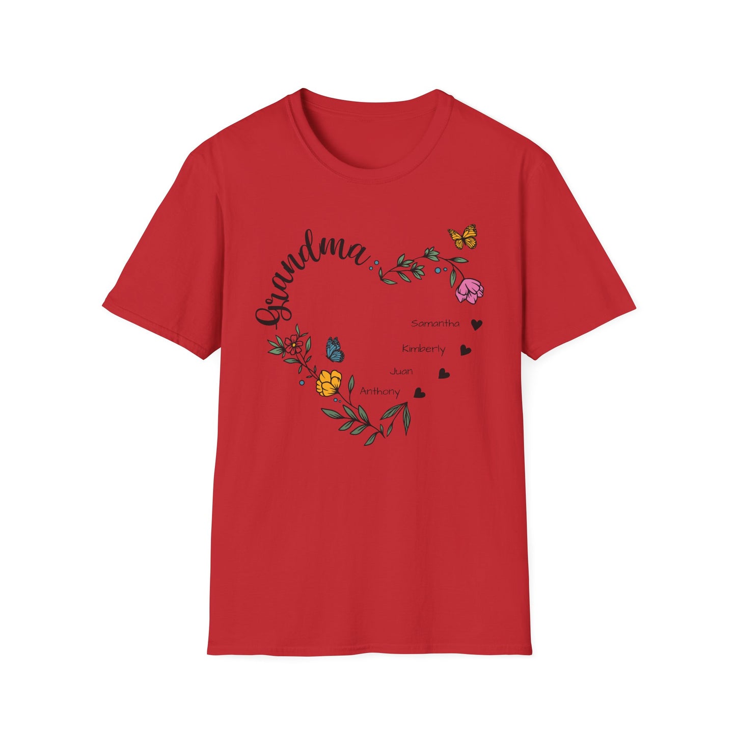 Grandma Hearts Unisex Softstyle T-Shirt