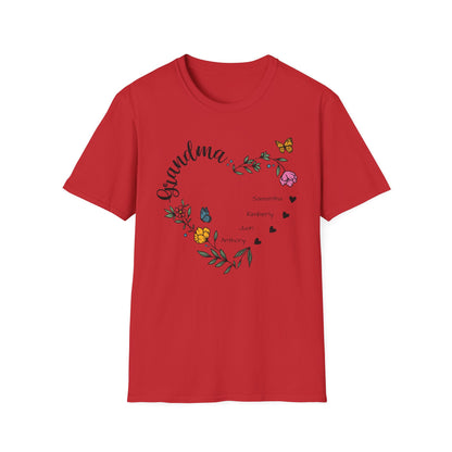 Grandma Hearts Unisex Softstyle T-Shirt