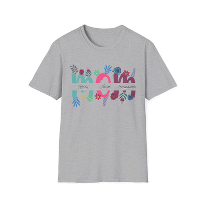 Floral Mom Unisex Softstyle T-Shirt