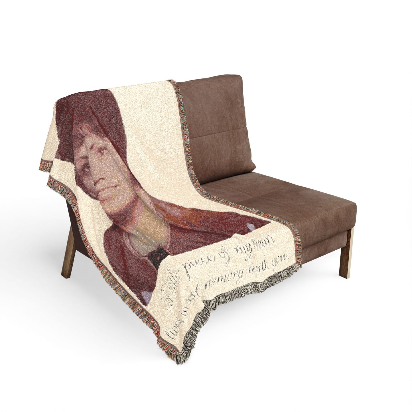 Piece of My Heart Woven Blanket