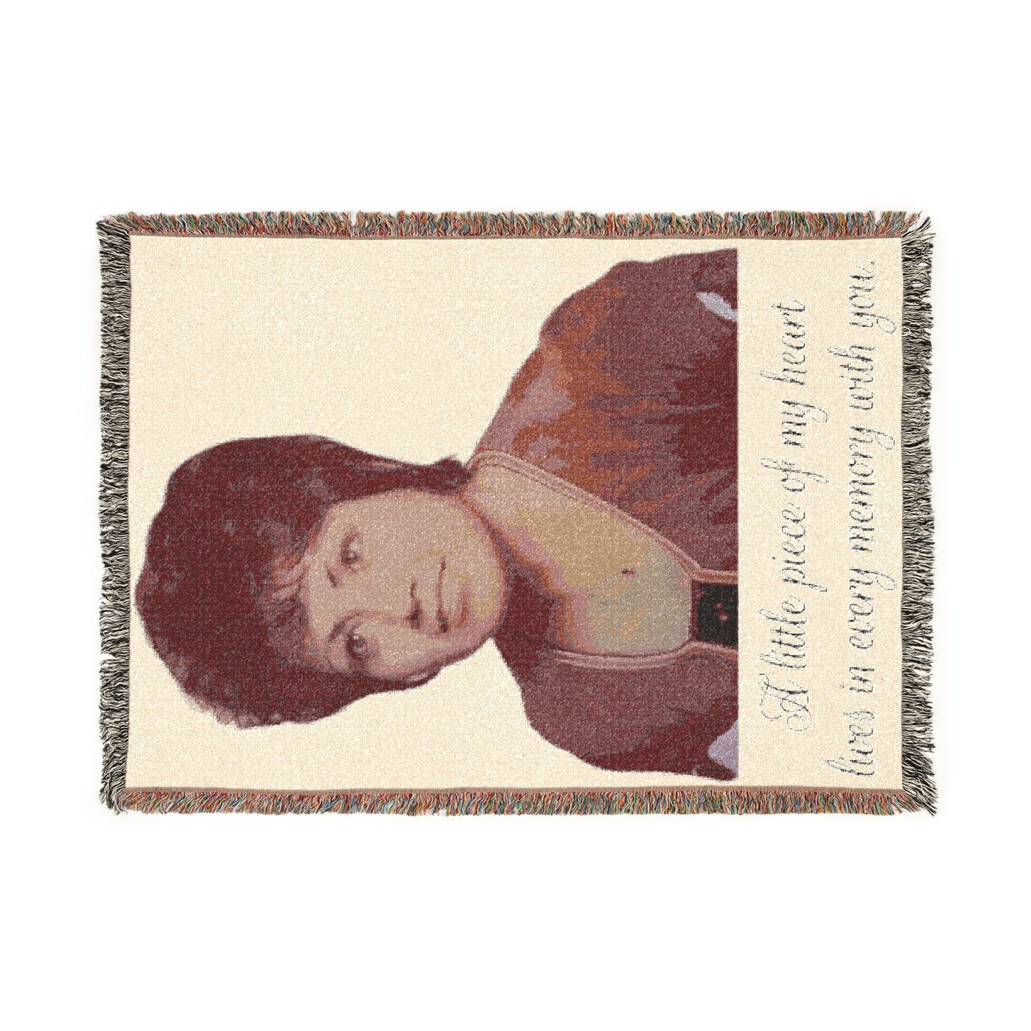 Piece of My Heart Woven Blanket