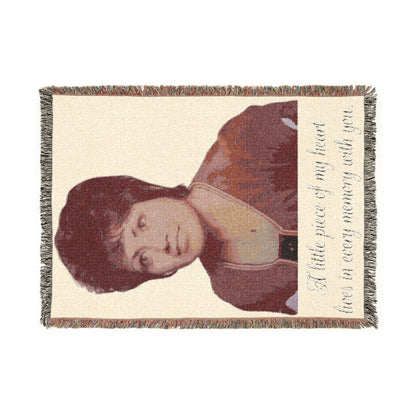 Piece of My Heart Woven Blanket