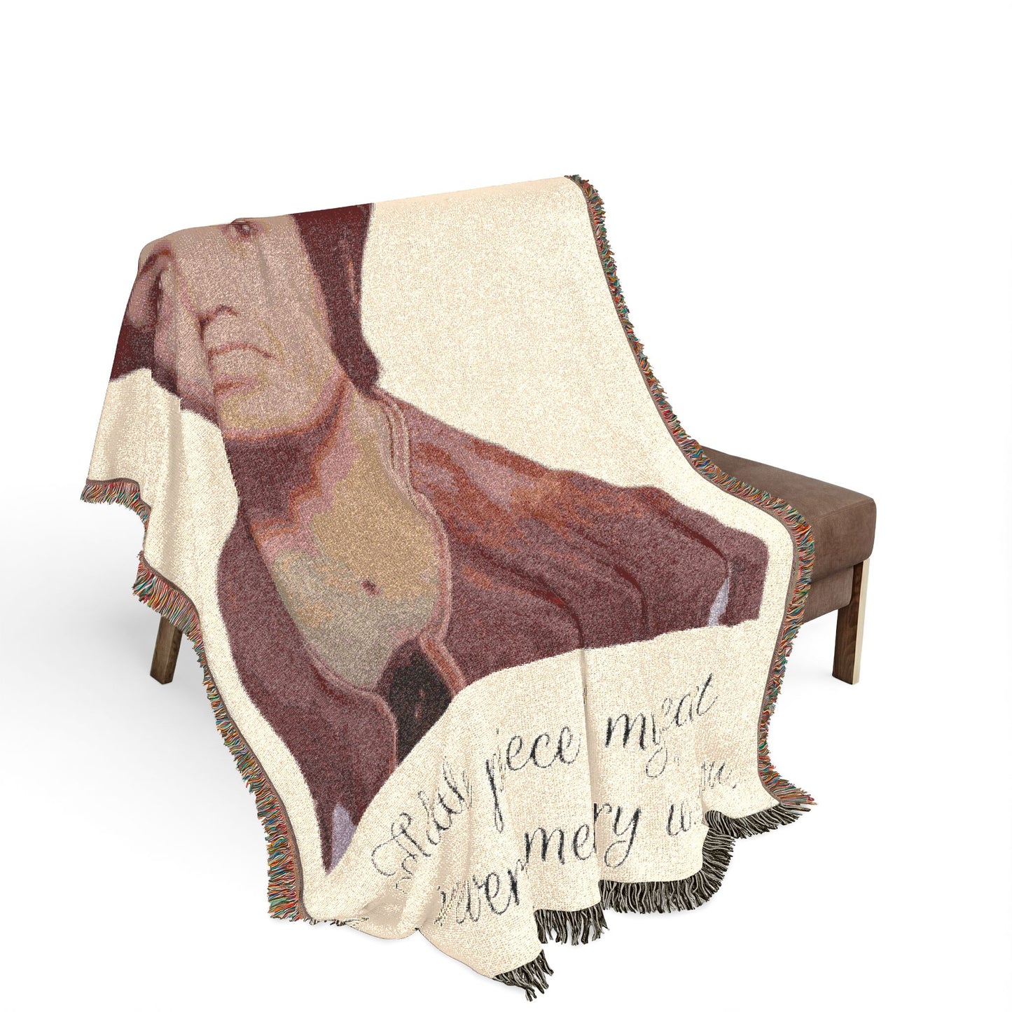 Piece of My Heart Woven Blanket