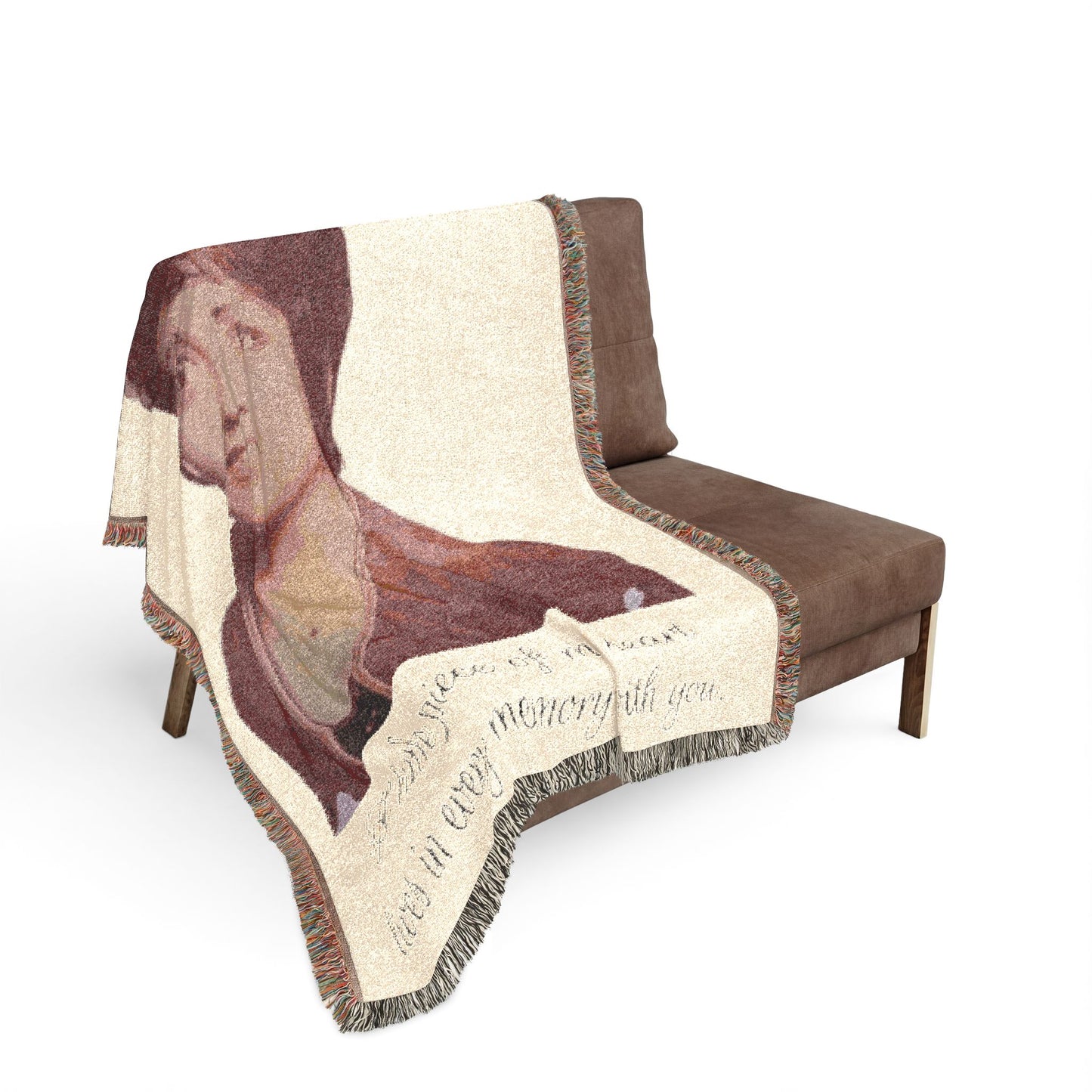 Piece of My Heart Woven Blanket